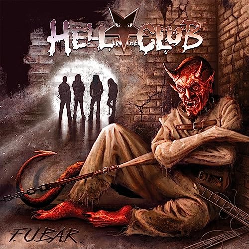 CD cover: demonic figure with silhouettes in a glowing doorway.