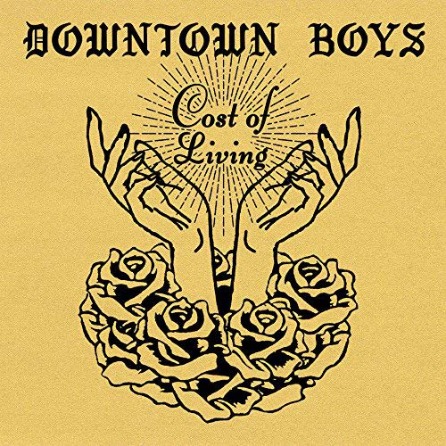 Downtown Boys album cover: hands holding roses with radiating sunburst.