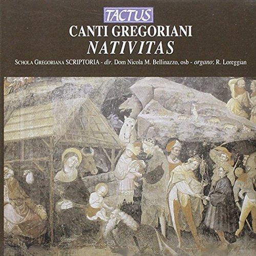 CD cover depicting a Renaissance-style Nativity scene with figures and animals.