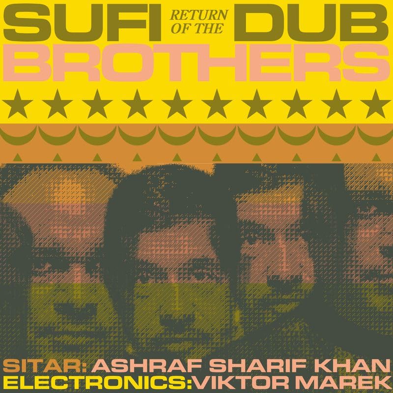 Album cover for "Return of the Sufi Dub" featuring a silhouetted figure.
