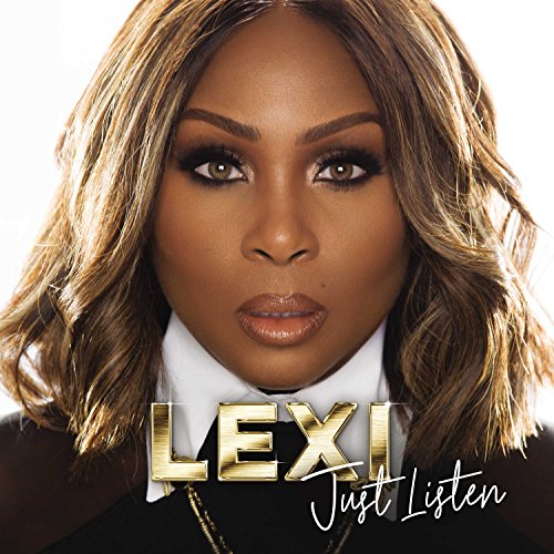 Close-up portrait of Lexi, with album title "LEXI - Just Listen" overlaid.