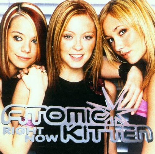 Atomic Kitten album cover featuring three young women with blonde hair.