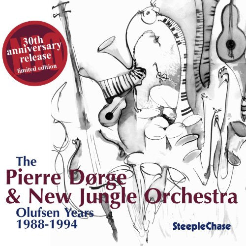 CD cover: abstract black and white illustration of musical instruments.