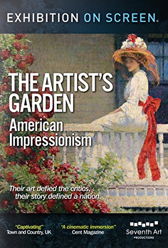 DVD cover for "The Artist's Garden" featuring a painting of a woman in a garden.