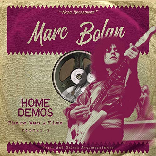 Marc Bolan album cover featuring a vintage photo and reel-to-reel tape.