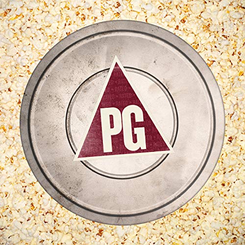 Peter Gabriel “Rated PG” CD in a round tin with popcorn.