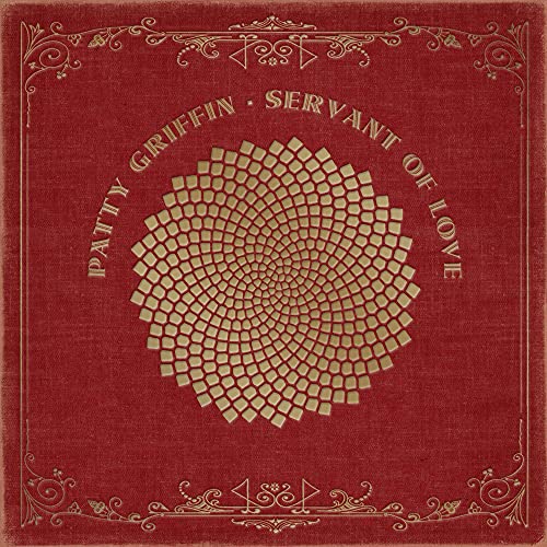 Red CD cover with gold geometric design and ornate border.