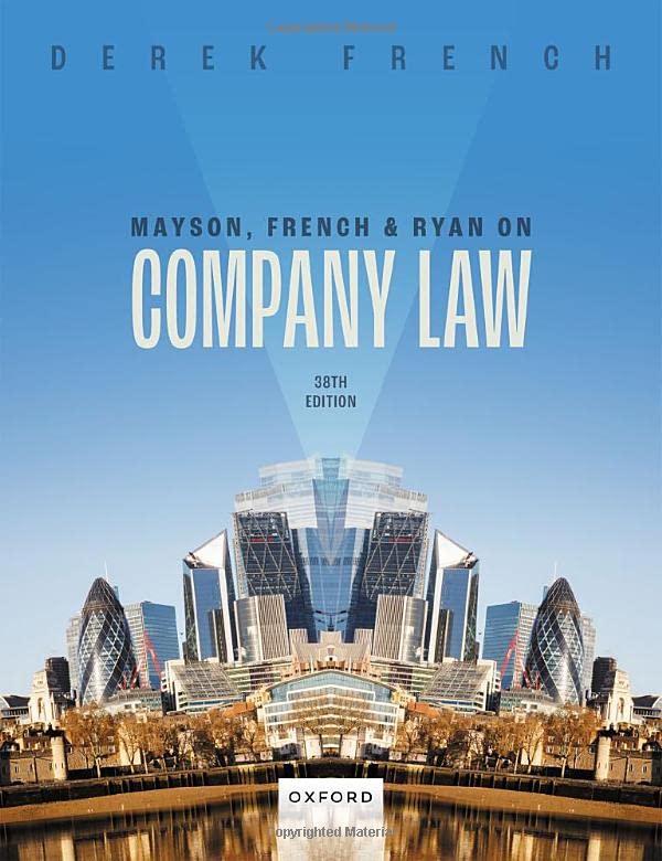 Mayson, French, and Ryan on Company Law