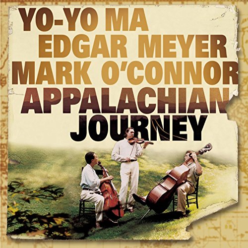 CD cover for Yo-Yo Ma’s “Appalachian Journey” featuring musicians playing strings.