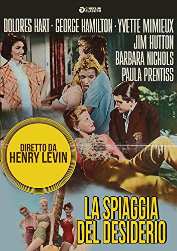 DVD cover for "Spiaggia Del Desiderio" featuring actors in dramatic poses.