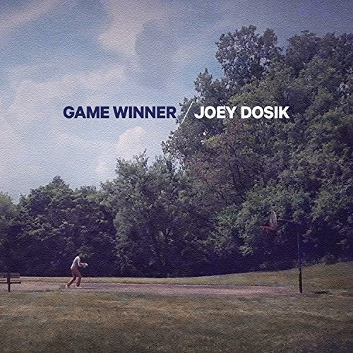 Album cover for Joey Dosik’s “Game Winner” with a basketball court scene.