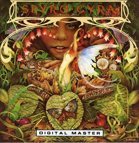 CD cover for Spyro Gyra’s “Morning Dance” with floral and insect imagery.