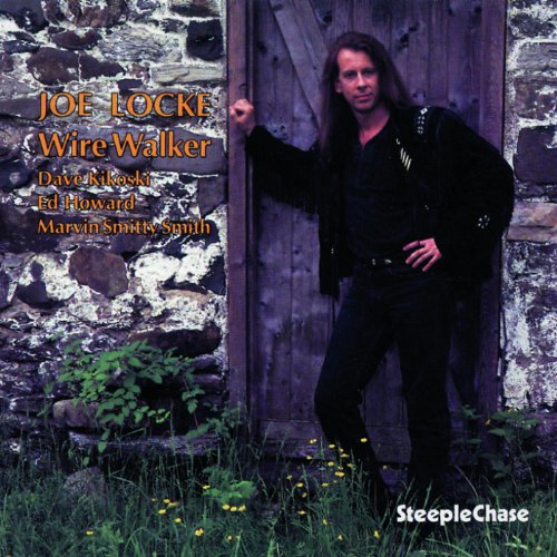 CD cover: Joe Locke, a musician, stands by a stone doorway.