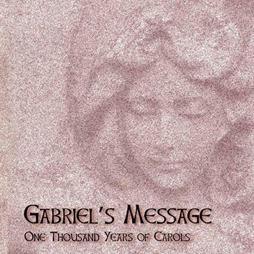 CD cover with textured pink background and faded angelic face.