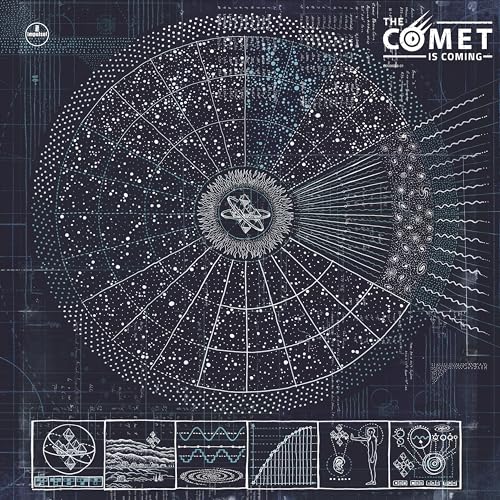 Album cover for The Comet Is Coming, featuring a cosmic, schematic design.