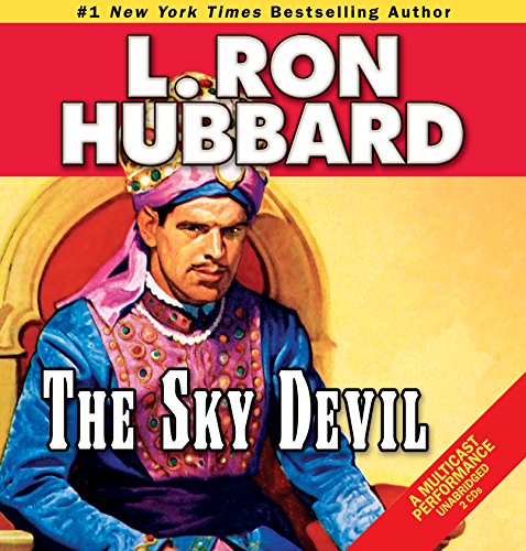 CD cover for "The Sky Devil" featuring a man in ornate blue clothing.