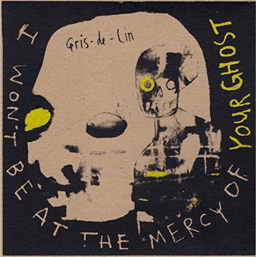 Vinyl record cover: skull illustration with yellow accents and text.