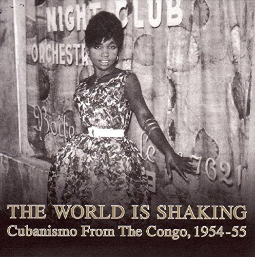Black and white album cover featuring a woman in a patterned dress.