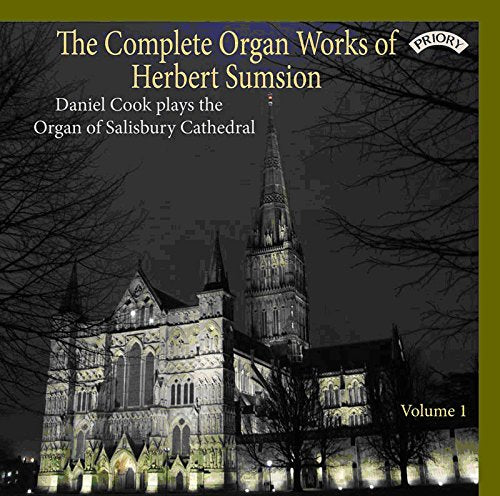 CD cover featuring Salisbury Cathedral spire against a dark, wintry sky.