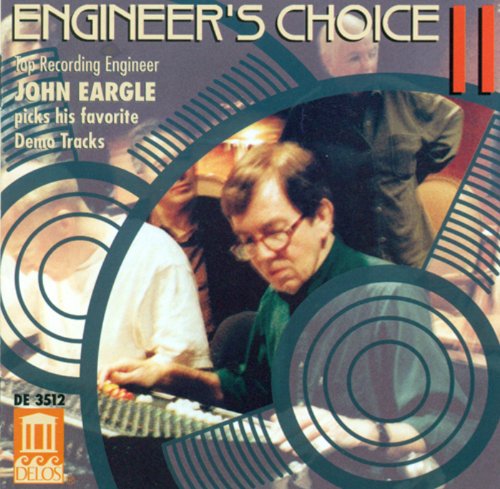 CD cover for "Engineer's Choice, Vol.2" featuring John Eargle and abstract designs.