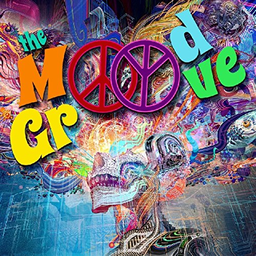 Colorful album cover for “The Mood Groove” featuring psychedelic imagery.
