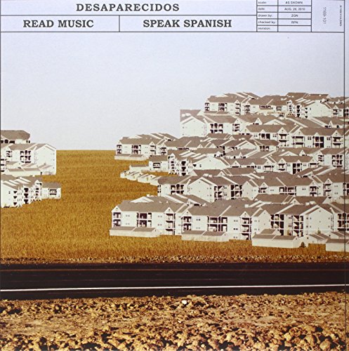 Vinyl album cover for "Read Music/Speak Spanish" featuring a housing development.