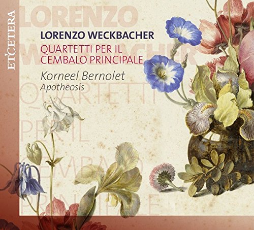 CD cover with floral still life and composer Lorenzo Weckbacher’s name.