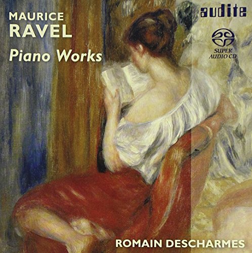 CD cover featuring a painting of a woman reading in a chair.