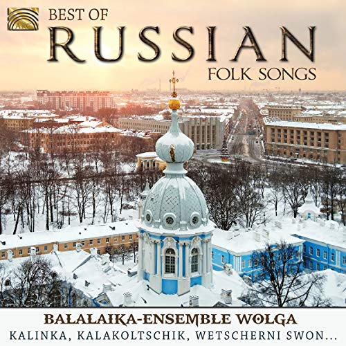 CD cover with a snow-covered Russian cityscape and ornate blue tower.