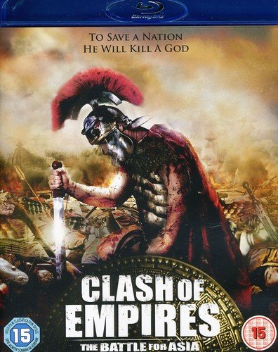 Blu-ray cover for "Clash Of Empires" featuring a warrior in helmet and armor.