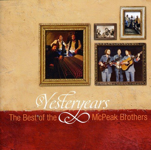 CD cover for “The Best of the McPeak Brothers” with framed photos.
