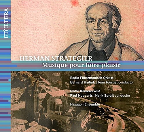 CD cover: sketched portrait of Herman Strategier with cityscape below.