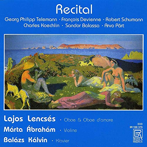 CD cover: "Recital" with landscape painting and musician names listed.