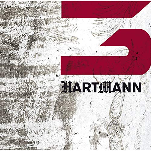 CD cover for Hartmann III, featuring a large red number three.