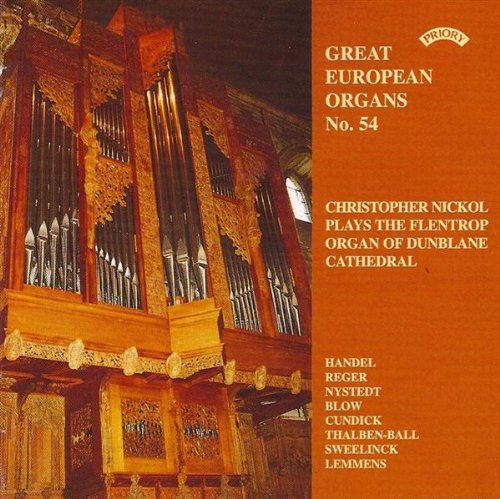 CD cover featuring a detailed, ornate pipe organ interior in warm tones.