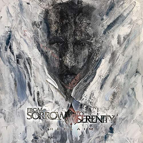 CD cover for “Reclaim” featuring a distressed, painted face and band logo.