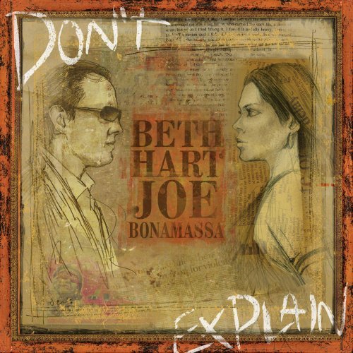 CD cover featuring sketched portraits of Joe Bonamassa and Beth Hart.