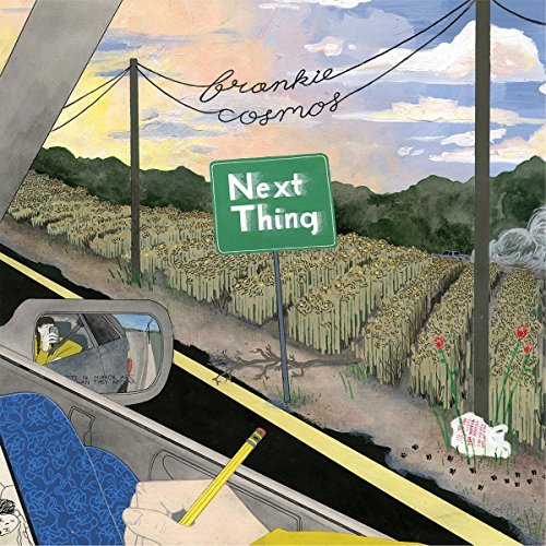 Album cover for Frankie Cosmos’ “Next Thing” showing a roadside view.