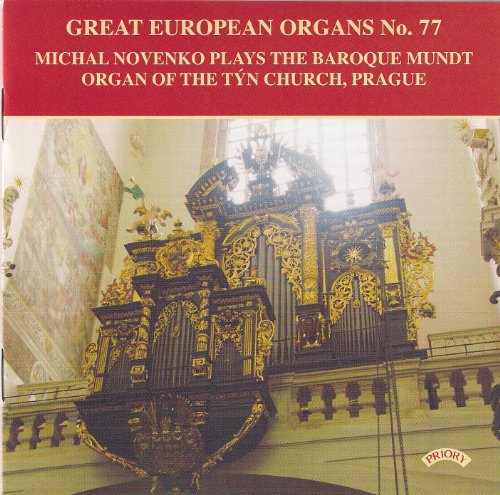 CD cover featuring a highly ornate Baroque organ inside Tyn Church, Prague.