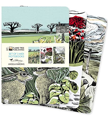 Angela Harding: Landscapes Set of 3 Midi Notebooks (Midi Notebook Collections)