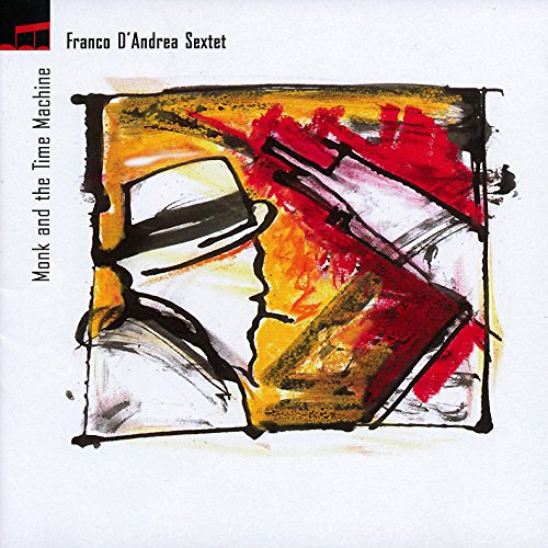 CD cover with abstract painting of a hat and face in red, yellow, black.
