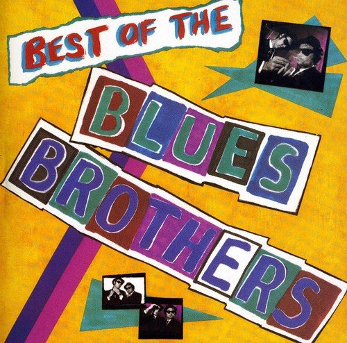 CD cover for “The Best of The Blues Brothers” with colorful text.
