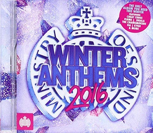CD cover for “Ministry Of Sound: Winter Anthems 2016” with crown design.