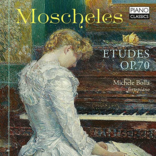 CD cover: woman playing piano, impressionistic painting style.