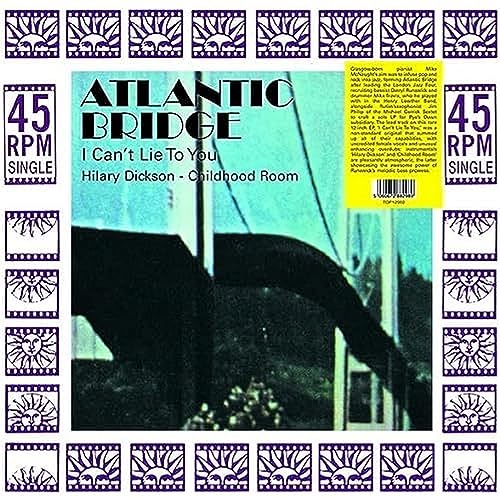 Vinyl record for Atlantic Bridge’s “I Can’t Lie To You” single.