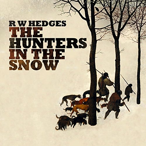 CD cover: hunters and dogs in a snowy, wintry forest scene.