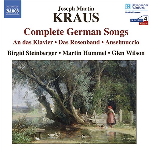 CD cover for Kraus' "Complete German Songs" featuring a pastoral painting.