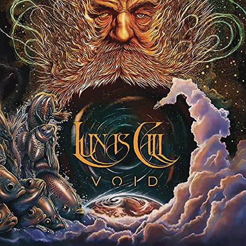 CD cover art: face with flowing beard, fish, planet, and swirling void.