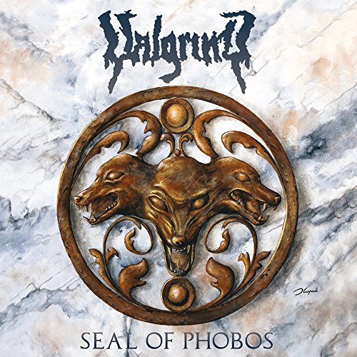 CD cover for Valgrind’s “Seal Of Phobos” featuring a three-headed wolf design.