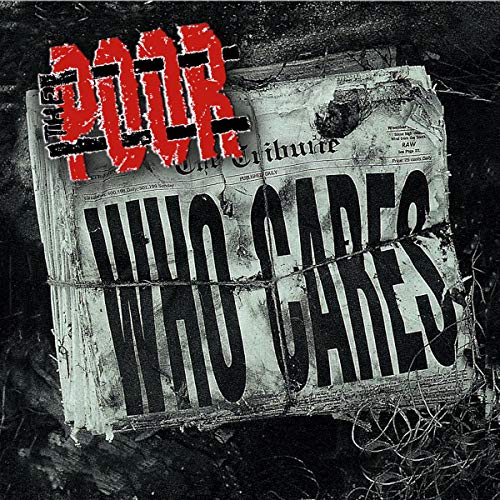 CD cover for "The Poor - Who Cares," resembling distressed newspaper.